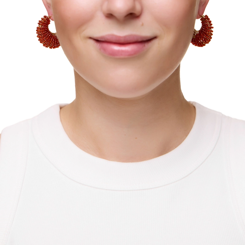 Серьги Изобилие – Красные