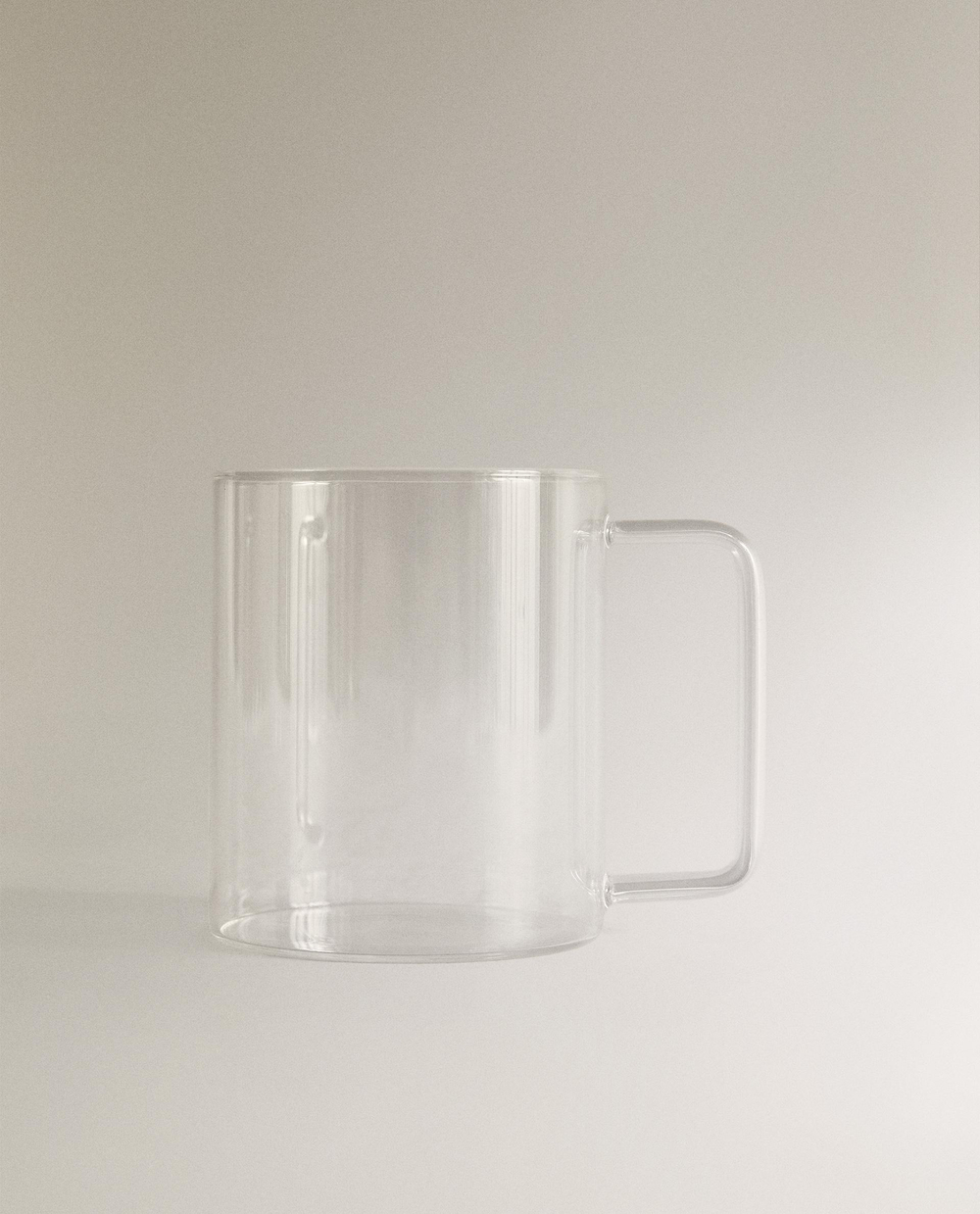 Zara Home чашка из боросиликатного стекла, цвет прозрачный, 12 см