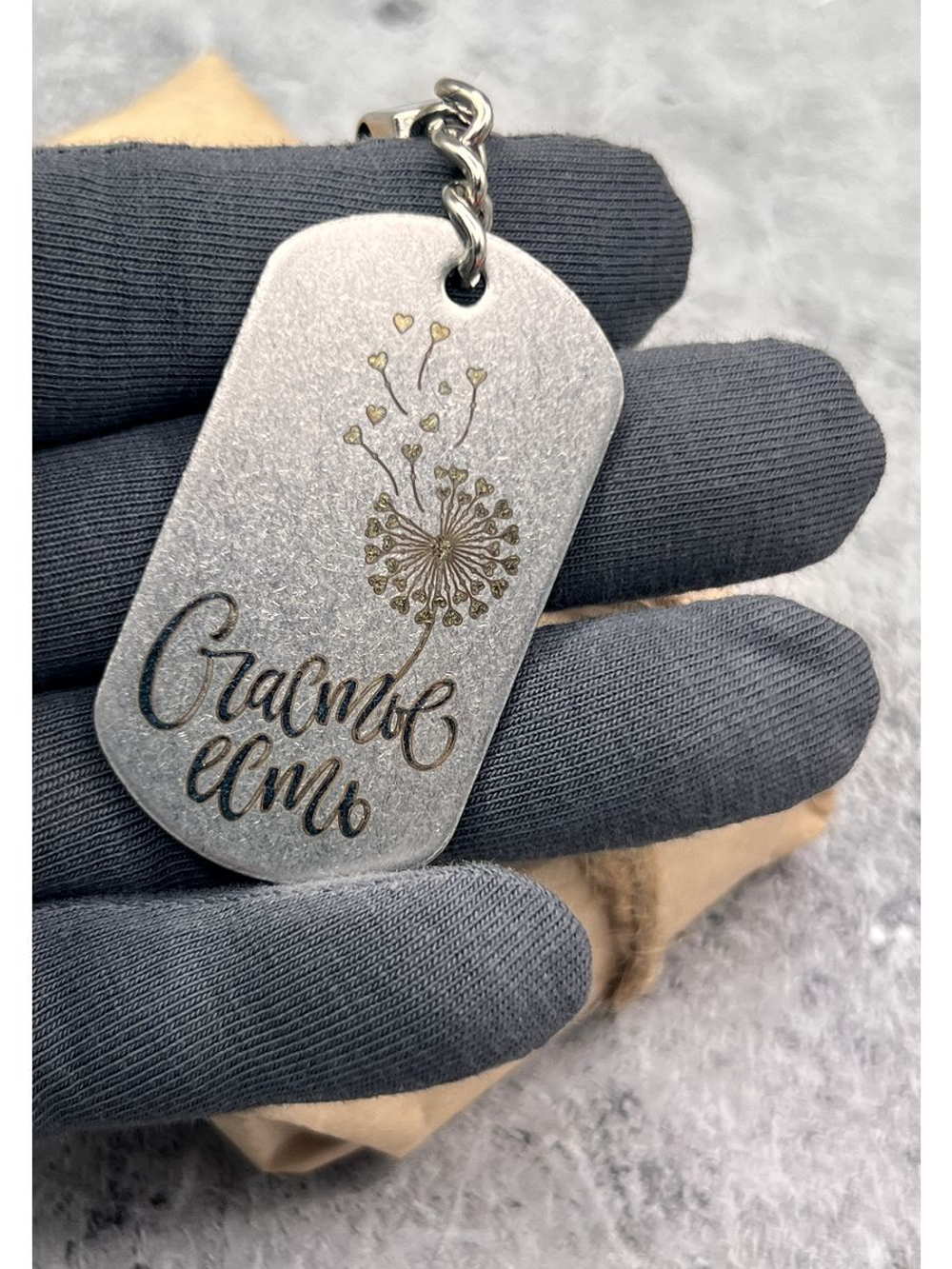 Брелок для ключей жетон