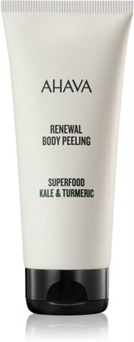 AHAVA Superfood Kale & Turmeric - обновляющий скраб для тела /   200  ml  / GTIN 697045160150