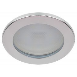 Встраиваемый светильник влагозащищенный ЭРА KL95 CH GX53 IP44 хром