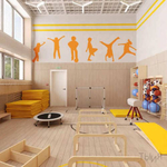 Книги и… Многофункциональный спортзал с сенсорной интеграцией «Профи» 🌱 Потому что расти — значит не только читать, но и чувствовать землю под ногами