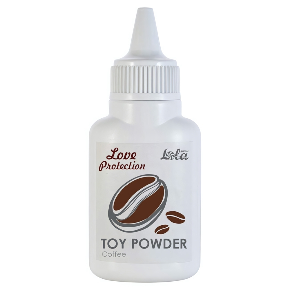 Пудра для игрушек Love Protection Coffee, 15 г (Цвет: белый)