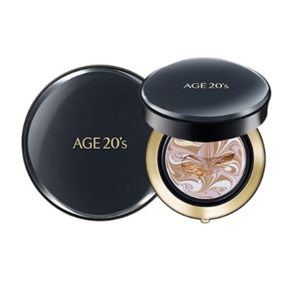 AGE 20&#39;S Signature Essence Cover Pact Master Double Cover (Cushion + Refill) #21, 23