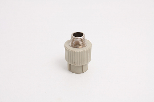 Муфта н/г 20-1/2 мет.встав.  ПП Lammin (серый), 19629