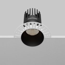 Светильник встраиваемый светодиодный Maytoni Dip DL122-15W-4K-TRS-B