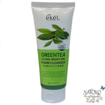 Пенка для умывания с экстрактом Зелёного чая EKEL GREENTEA Ultra-Moisture Foam Cleanser Aloe, 180 мл.