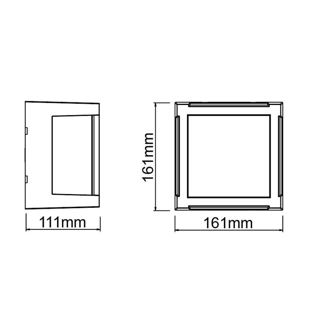 8851 Настенный уличный светильник CREEK