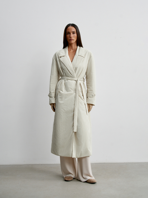 Облегчённый пуховик VANESSA, молочный