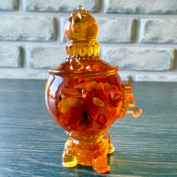 Самовар с чайником малый