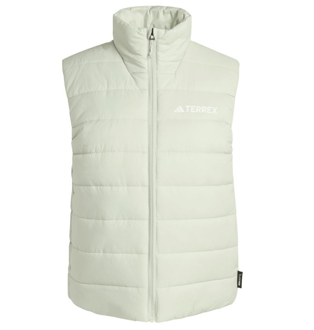 Женская теннисная жилетка Adidas Terrex Multi Essentials Climawarm Insulated - halogen green