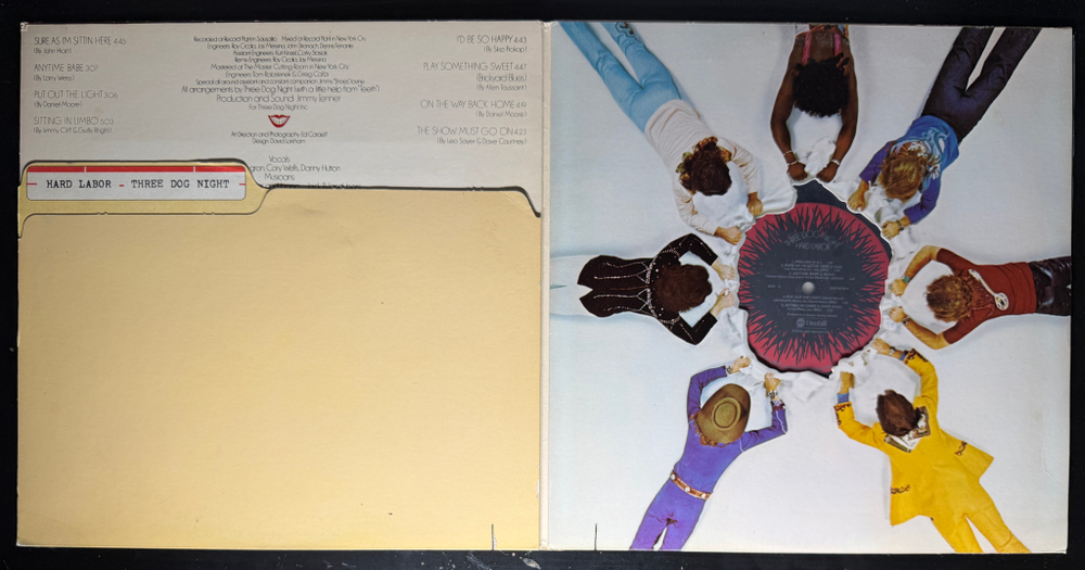 Three Dog Night ‎– Hard Labor (США 1974г.)