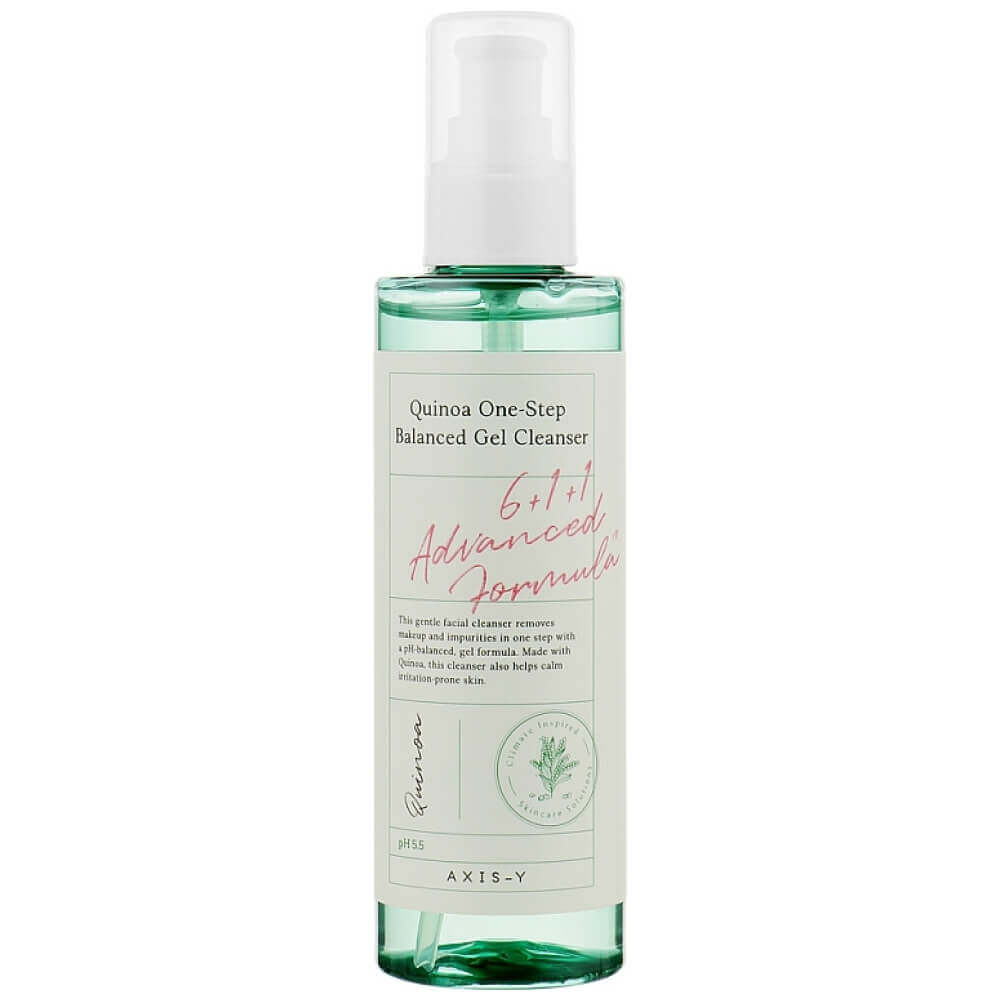 AXIS-Y Quinoa One Step Balanced Gel Cleanser, 180ml - Универсальный очищающий гель с киноа