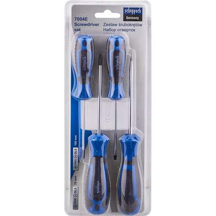 Отвертки Scheppach набор 4 предметов (к-т 3шт.) Sch-7004E/к-т 3шт/(63091)
