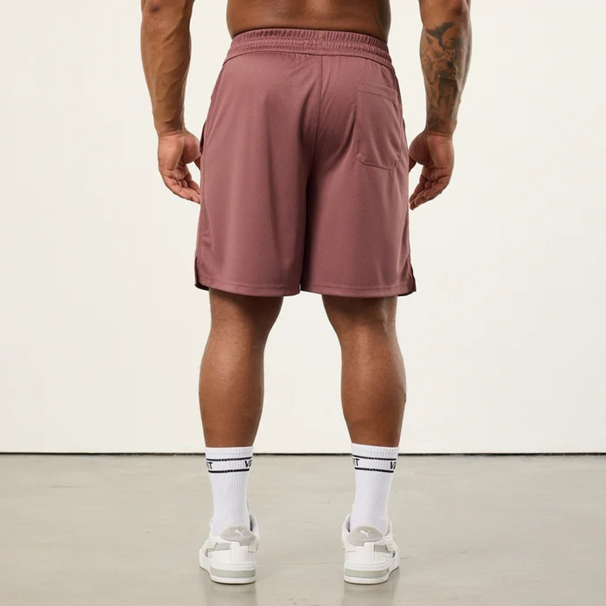 Шорты VANQUISH Bodybuilding Mesh Shorts Dark Mauve
