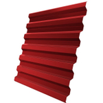 Профнастил С21 Grand Line Optima Pe 0,45 мм RAL 3003 рубиново-красный