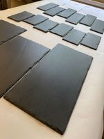 Плитка-сланец черный, натуральный скол Pharaon 200x400x5-7