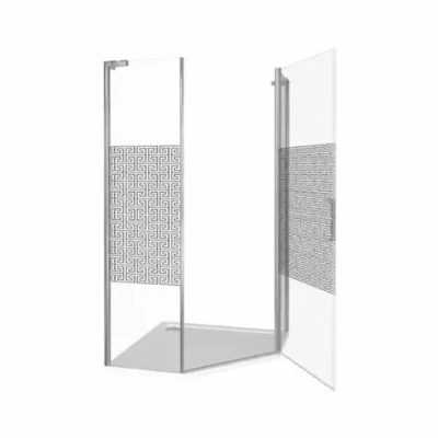 Душевой уголок Bas Fantasy PNT 90*90*185 L/R зеркальный рисунок без поддона