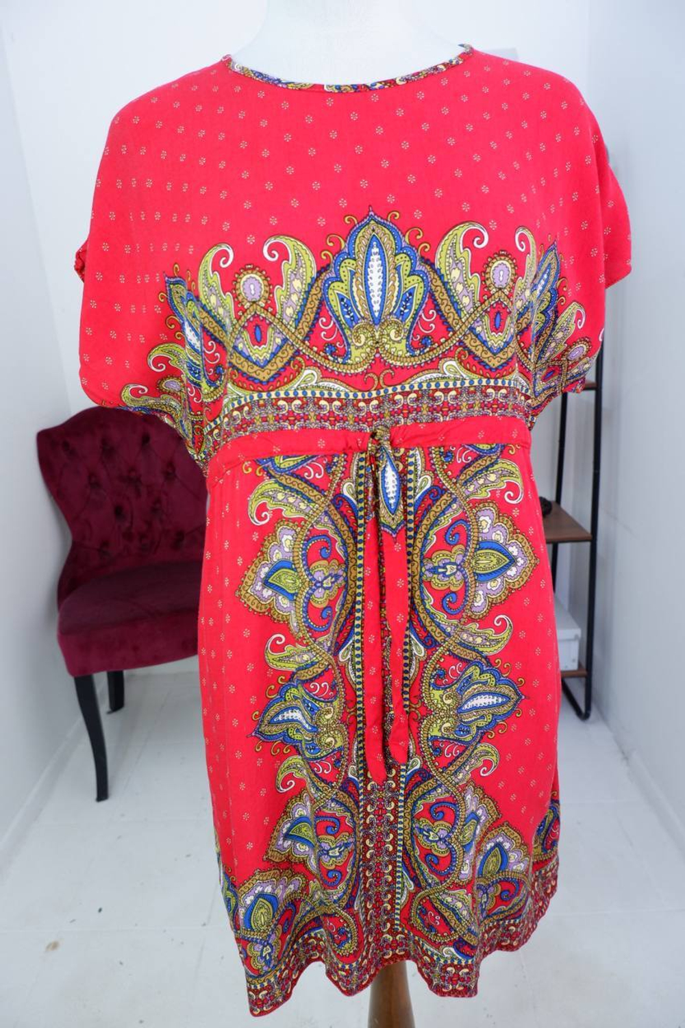 Платье в индийском стиле из хлопка 46-48 размер