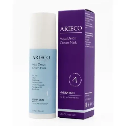 ARIECO AQUA DETOX CREAM MASK HYDRA SKIN Увлажняющая антиоксидантная крем-маска 150 мл