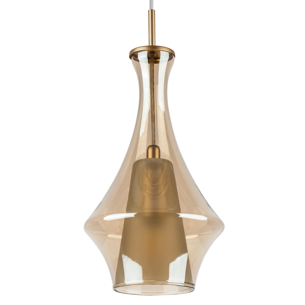 808013 Подвес FORMA 1х10W (led) E14 ШАМПАНЬ/КОНЬЯК