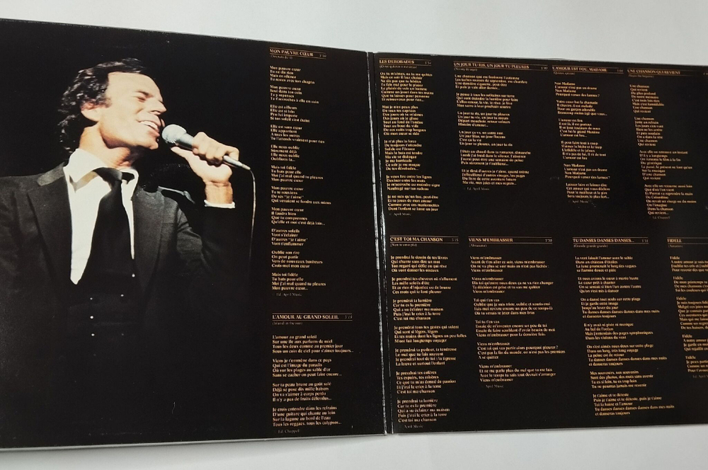Винтажная виниловая пластинка LP Julio Iglesias Fidele (Holland 1981)