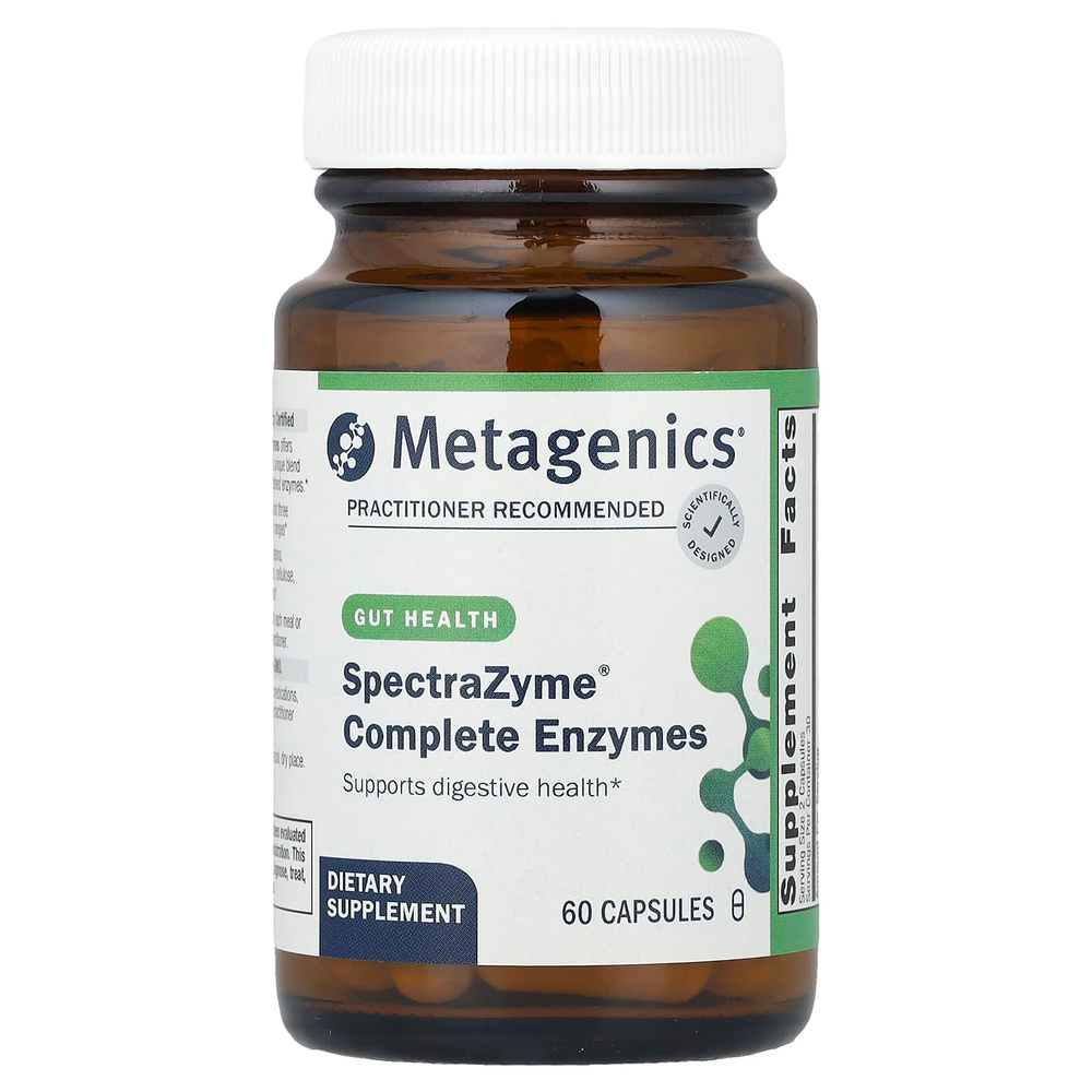 Metagenics, Комплексные ферменты SpectraZyme®, 60 капсул