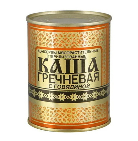 Каша гречневая с говядиной 340г. Березовский МК