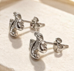 Ювелирные серьги из серебра 925 пробы