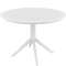 Пластиковый стол Sky Ø105 см, белый
