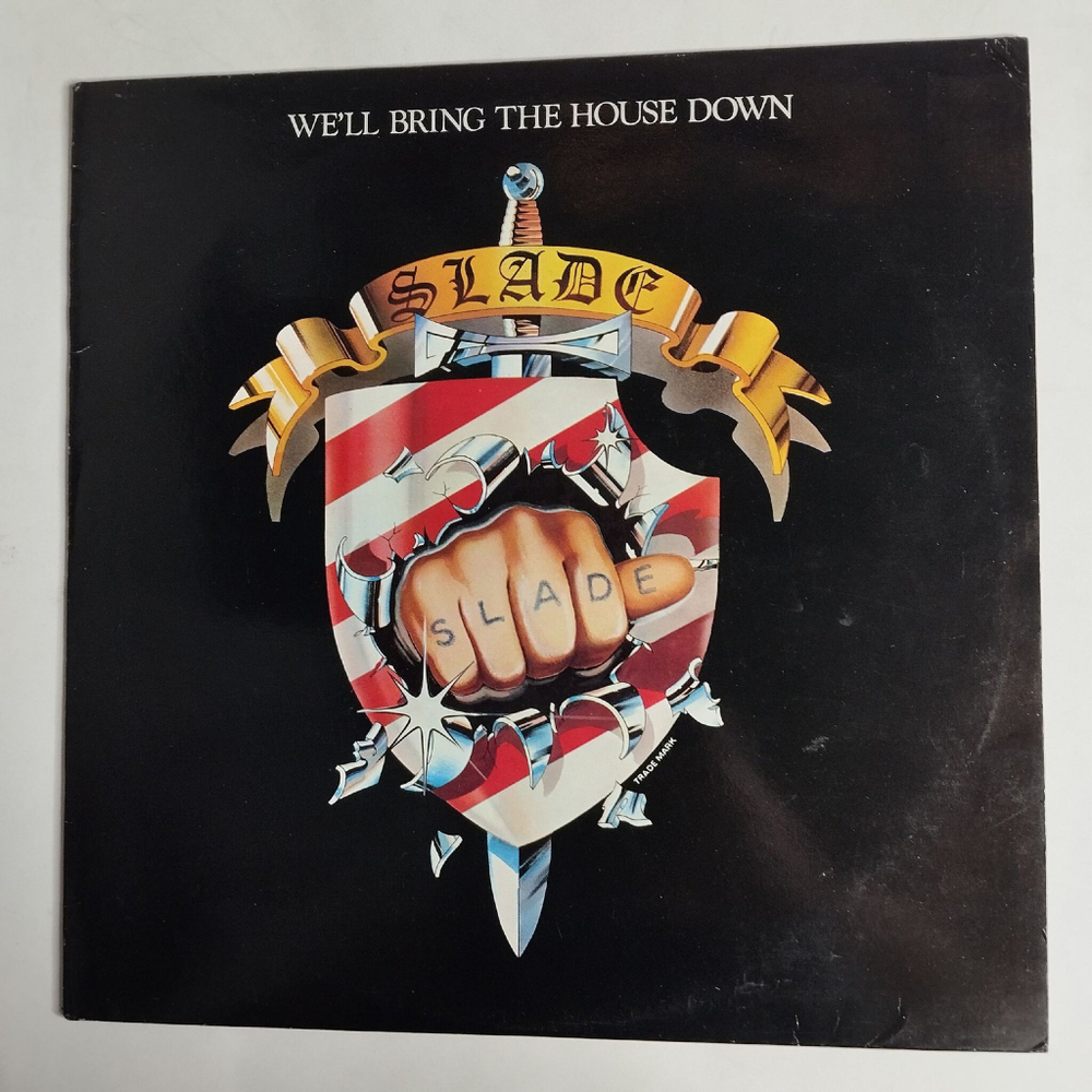 Винтажная виниловая пластинка LP Slade We ll Bring The House Down (UK 1981)