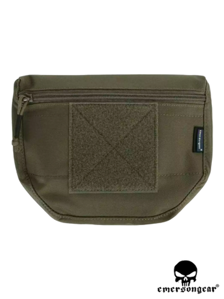 Подсумок напашный утилитарный EmersonGear Armor Carrier Drop Pouch AVS JPC CPC (EM9283RG). Олива