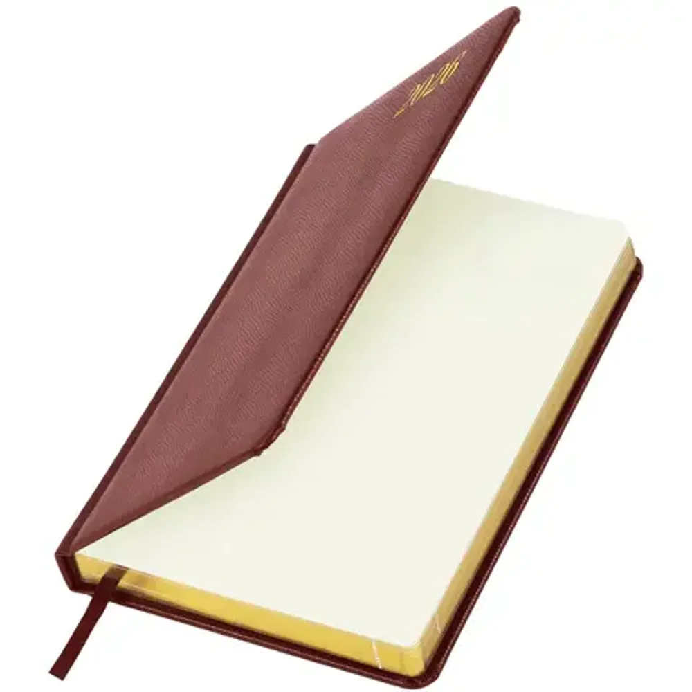 Ежедневник 2026г. А5, Brauberg Iguana, кожзам, коричневый, 168л