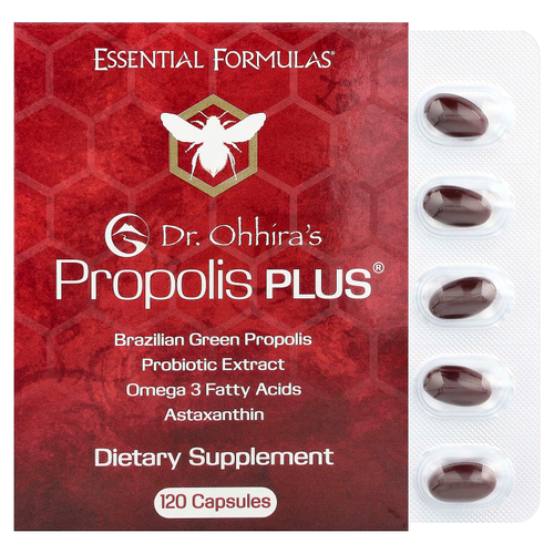 Dr. Ohhira's, Прополис Плюс, 120 капсул