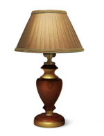 Лампа настольная (№1,плафоны зеленые,фурнитура золото)