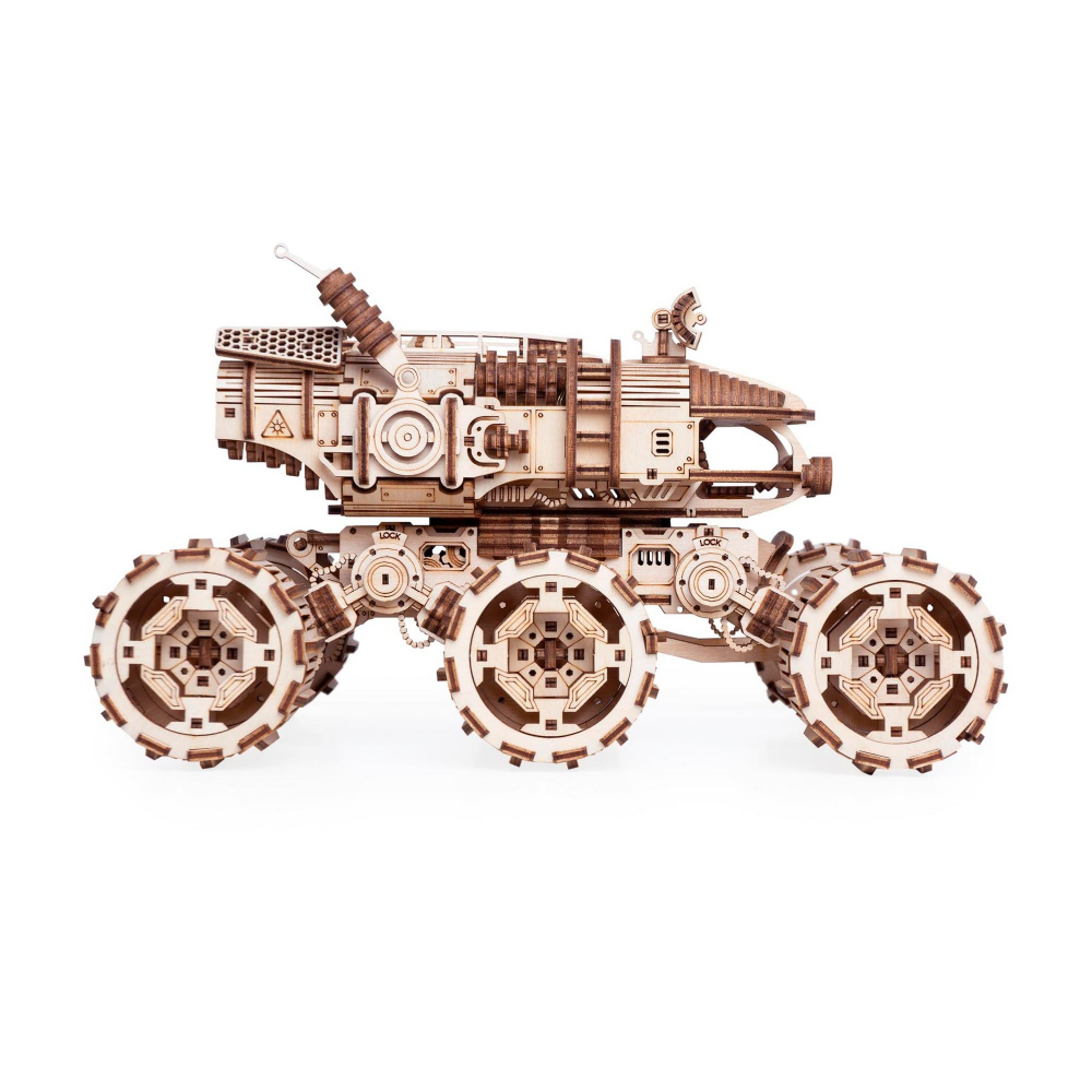 Деревянный конструктор Марсоход Террмаформатор-HOBOS со светом (Lemmo)