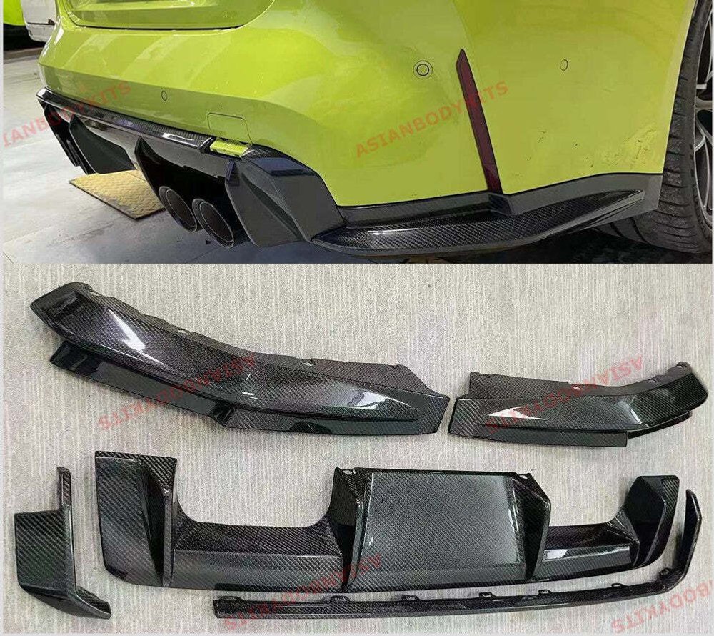 Карбоновый диффузор заднего бампера для BMW M4 G82 2021+ БМВ
