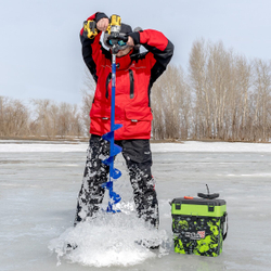 Шнек под шуруповерт ELECTROSHTORM 150R правое вращение (SEH-150R) Helios