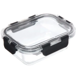 Контейнер стеклянный 370мл «Палермо» герметичный, прямоугольный