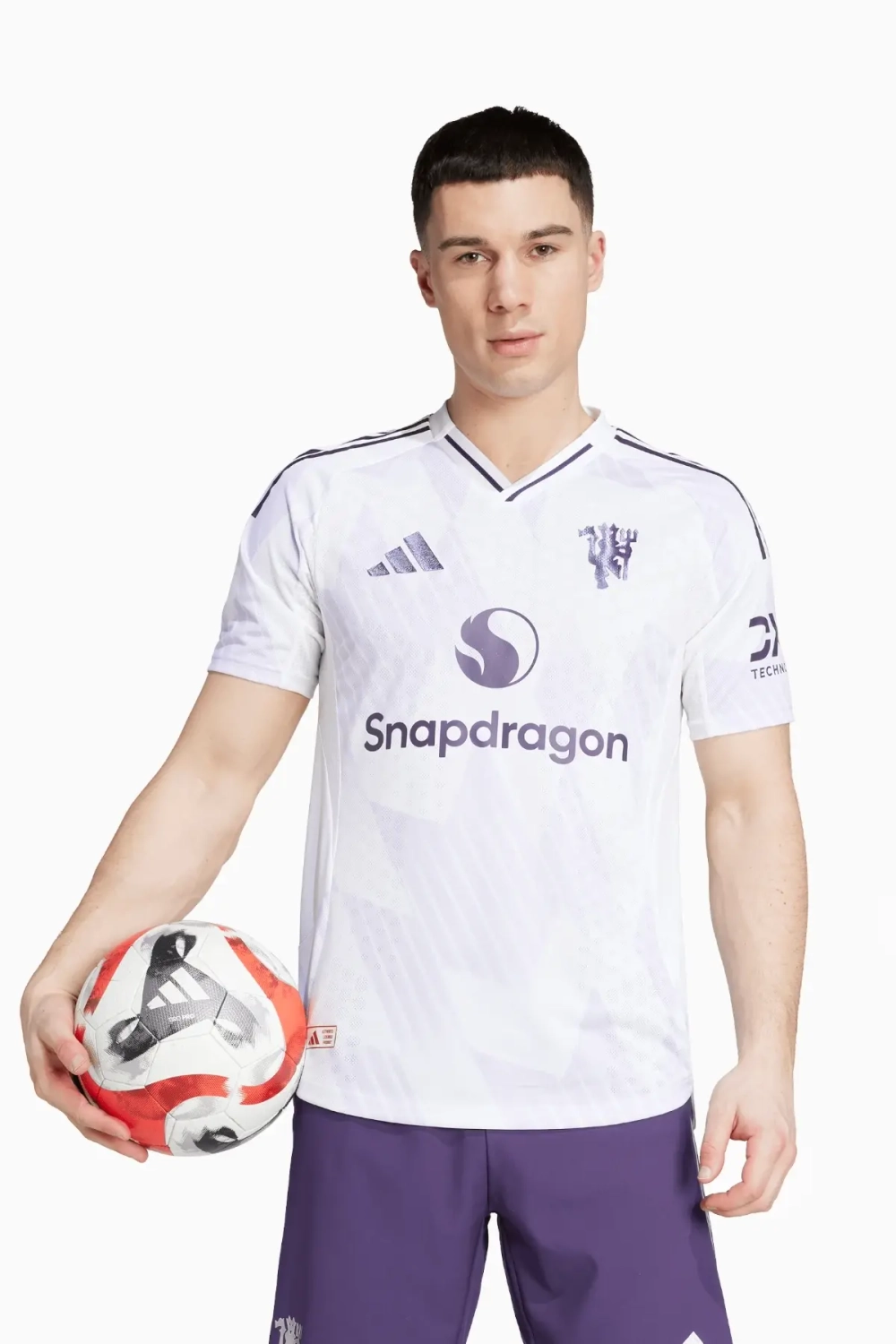 Футболка adidas Manchester United 25/26 Away Authentic - белый