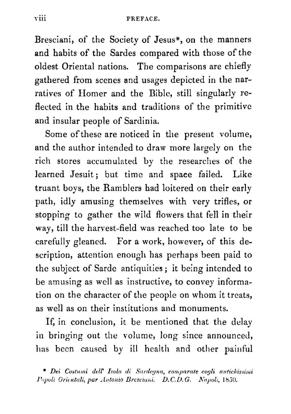 The island of Sardinia | Thomas Forester