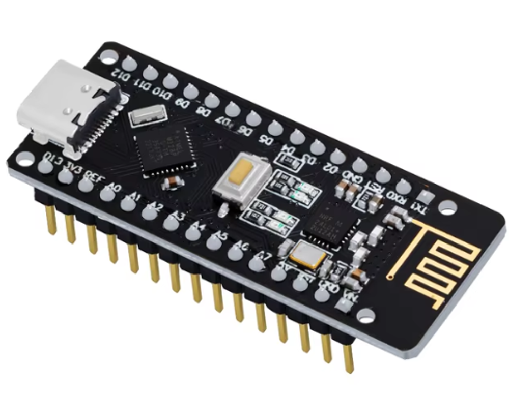 RF-Nano, отладочная плата с радиомодулем, ATmega328P, Nrf24L01+ 2.4ГГц