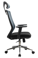 Кресло Riva Альт RCH 833H Серый/Черный