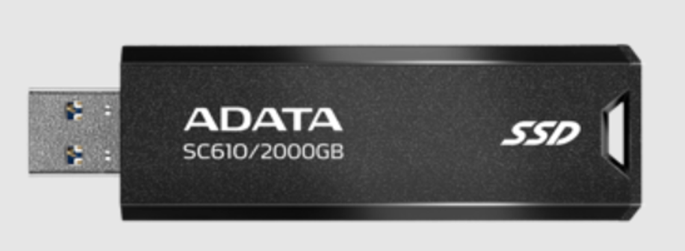 Внешний SSD USB 3.2 Gen 2 Type-A ADATA SC610-2000G-CBK/RD