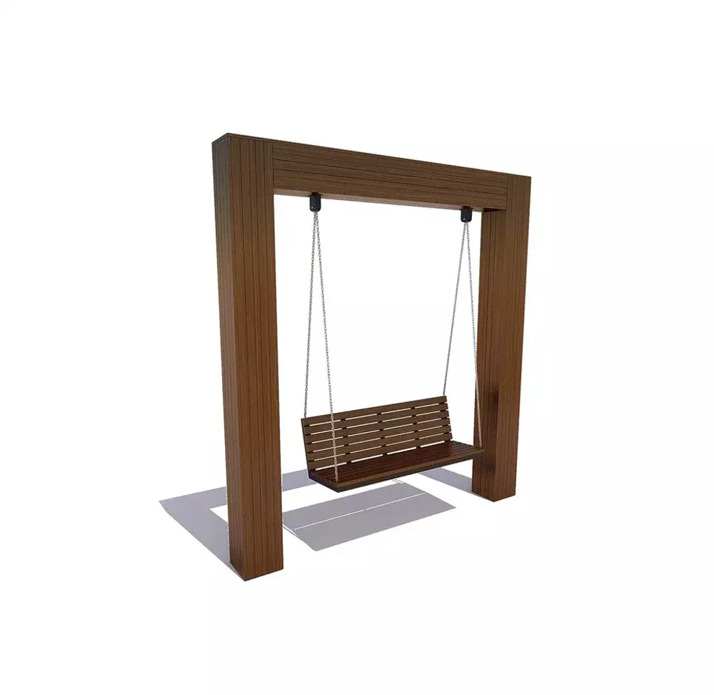 Качели «Олимпия», сосна, палисандр