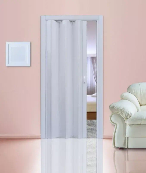 Дверь-гармошка Майами-стиль белая матовая 2050х840 мм