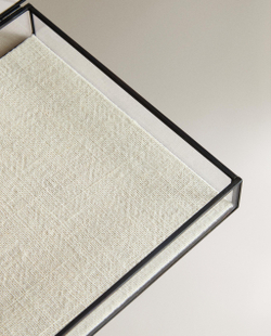 Zara Home Шкатулка из стекла, цвет чёрный, 32 см