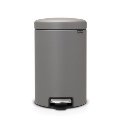 Мусорный бак с педалью newIcon 12л Brabantia Минерально-серый
