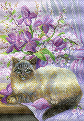 "Сиреневая нежность"-1810 канва с рисунком