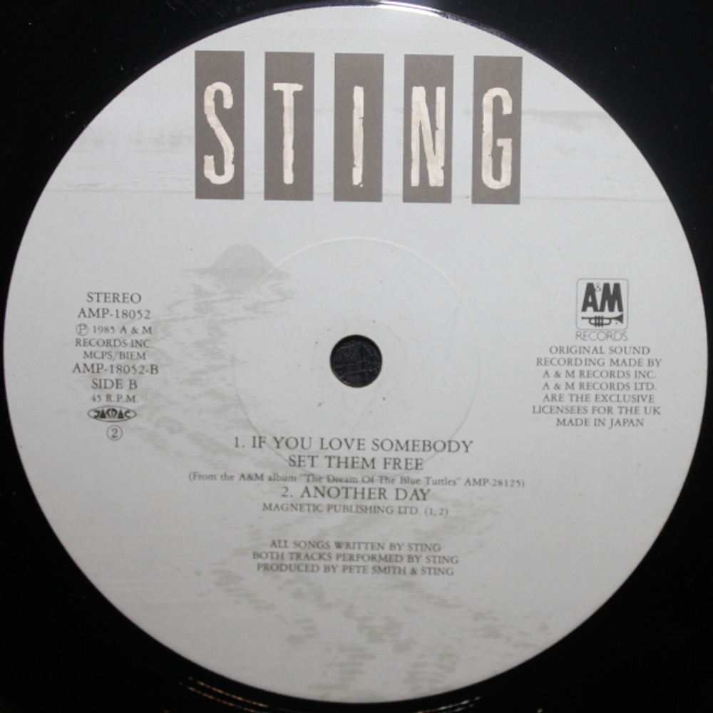 Sting / If You Love Somebody Set Them Free (12" Vinyl)